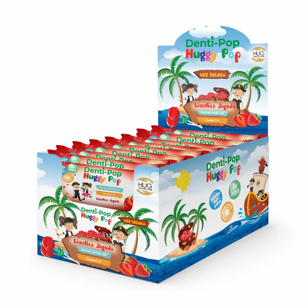 Huggy Pop Vitamin C i D lizalica - Slika 3