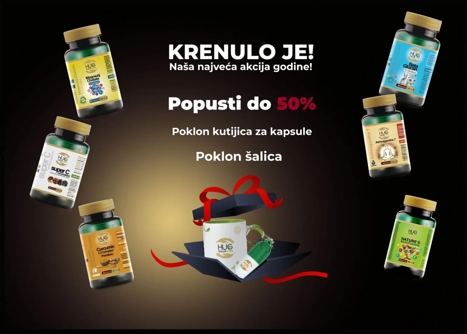 Info za promo akciju Black Friday, do 50% popusta